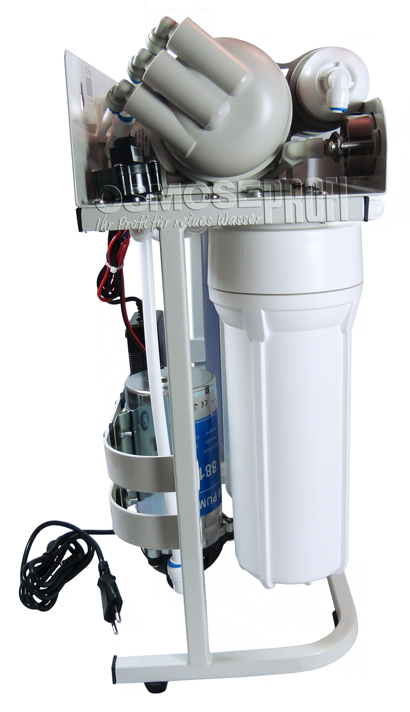 Osmoseanlage "Titan" 500 GPD/ ca. 1.900 Liter pro Tag; Abwasserverhältnis bis zu 1:1